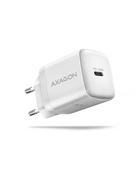 AXAGON Sil wallcharger 1x port USB-C, PD3.0 /PPS/QC4+/SFC/AFC/Apple, 30w | ACU-PD30W