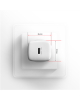 AXAGON Sil wallcharger 1x port USB-C, PD3.0 /PPS/QC4+/SFC/AFC/Apple, 30w | ACU-PD30W