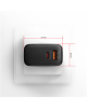 AXAGON GaN wallcharger 2x port (USB-A + USB-C), PD3.0/PPS/QC4+/SFC2.0/AFC/SCP/FCP/Apple, 45W | ACU-PQ45
