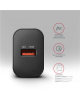 AXAGON Wallcharger 1x port USB-A, QC3.0/AFC/FCP/Apple, 18W | ACU-QC18