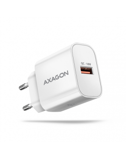 AXAGON Wallcharger 1x port USB-A, QC3.0/AFC/FCP/Apple, 18W | ACU-QC18W