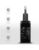 AXAGON Dual wallcharger 240V/2x USB port QC3.0/AFC/FCP and 5V-1.2A, 24W | ACU-QS24