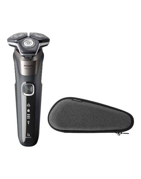 Philips | Shaver | S5887/30 | Operating time (max) 60 min | Wet & Dry | Lithium Ion | Charcoal Gray