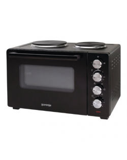 Gorenje | Mini Oven | OM30GBX | 30 L | Number of burners/cooking zones 2 | 1600 W | Black