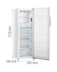 Gorenje FN617EEW5 | Energy efficiency class E | Upright | Free standing | Height 172 cm | Total net capacity 240 L | No Frost sy