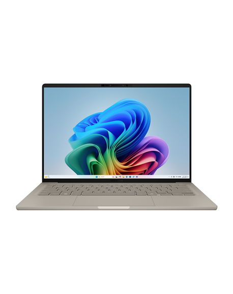 Asus Zenbook A14 UX3407QA-QD202W | Zabriskie Beige | 14 " | OLED | WUXGA | 1920 x 1200 pixels | Glossy | Snapdragon X | X1 26 10