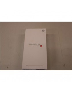 SALE OUT. Xiaomi 14 (Black) DS 6.36“ LTPO OLED 1200x2670/3.3GHz&2.3GHz/512GB/12GB RAM/Android 14/WiFi,BT/5G,MZB0G1BEU | Xiaomi |