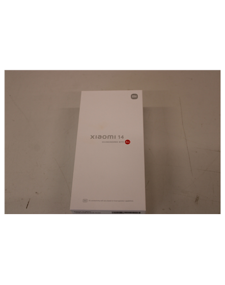 SALE OUT. Xiaomi 14 (Black) DS 6.36“ LTPO OLED 1200x2670/3.3GHz&2.3GHz/512GB/12GB RAM/Android 14/WiFi,BT/5G,MZB0G1BEU | Xiaomi |