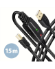 AXAGON USB repeater cable, 15m | ADR-215B | USB Type A - USB Type B
