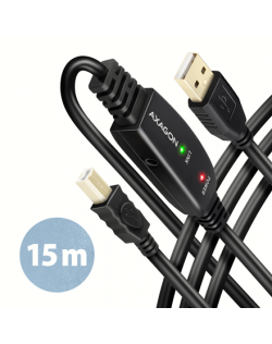 AXAGON USB repeater cable, 15m | ADR-215B | USB Type A - USB Type B