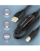 AXAGON USB repeater cable, 15m | ADR-215B | USB Type A - USB Type B