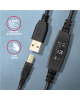 AXAGON USB repeater cable, 15m | ADR-215B | USB Type A - USB Type B