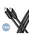 AXAGON Data and charging USB 3.2 Gen 1 cable, 1.5 m | BUCM3-CM15AB | USB Type C - USB Type C