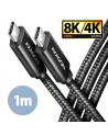 AXAGON Data and charging USB4 Gen 3x2 cable, 1 m | BUCM432-CM10AB | USB Type C - USB Type C