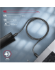 AXAGON Data and charging USB4 Gen 3x2 cable, 1 m | BUCM432-CM10AB | USB Type C - USB Type C