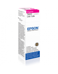 Epson T6643 Ink bottle 70ml Ink Cartridge, Magenta