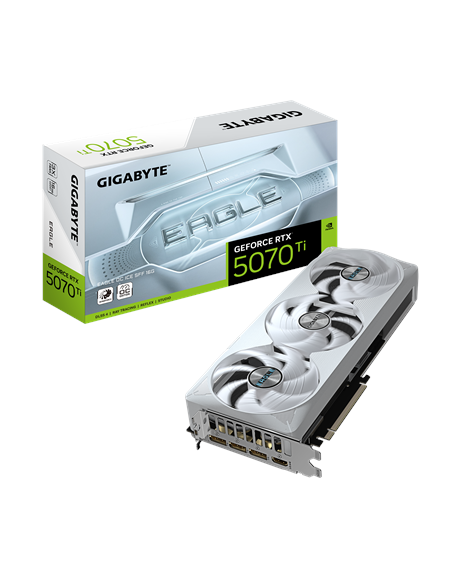 Gigabyte GeForce RTX 5070 Ti EAGLE OC ICE SFF 16G | NVIDIA | 16 GB | GeForce RTX 5070 Ti | GDDR7 | HDMI ports quantity 1 | PCI-E