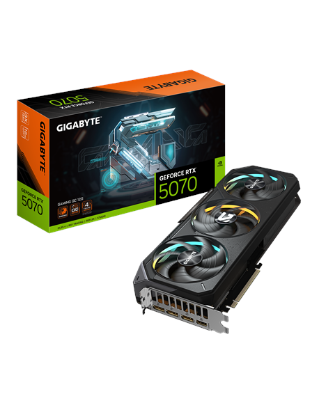Gigabyte GeForce RTX 5070 GAMING OC 12G | NVIDIA | 12 GB | GeForce RTX 5070 | GDDR7 | HDMI ports quantity 1 | PCI-E 5.0