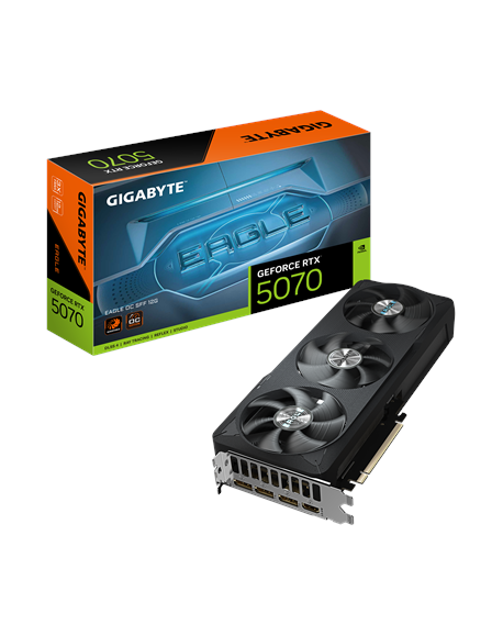 Gigabyte GeForce RTX 5070 EAGLE OC SFF 12G | NVIDIA | 12 GB | GeForce RTX 5070 | GDDR7 | HDMI ports quantity 1 | PCI-E 5.0