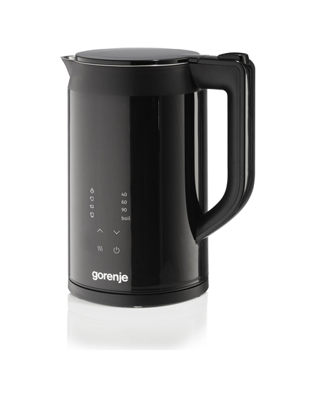 Gorenje Kettle | K17DWDII | Electric | 2200 W | 1.7 L | Stainless Steel | 360° rotational base | Black