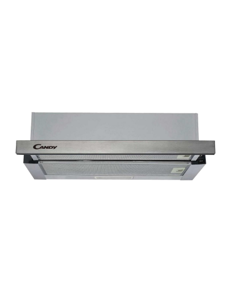 Candy | Hood | CBT625/2X | Telescopic | Energy efficiency class B | Width 60 cm | 332 m³/h | Mechanical control | LED | Stainles