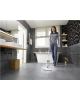 BLACK & DECKER | Steam mop | FSMH13E10-QS | Power 1300 W | Water tank capacity 0.38 L | White/Blue