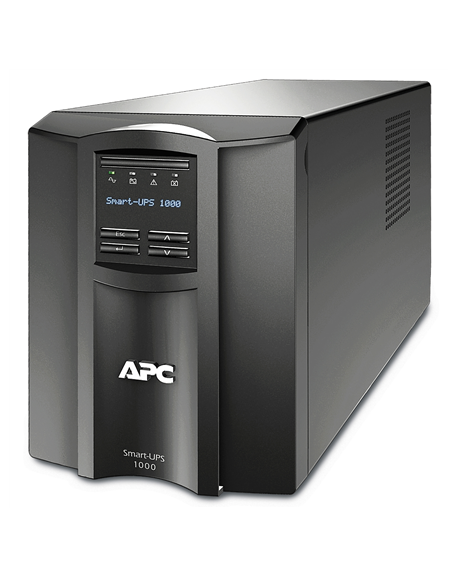 Schneider Electric APC Smart-UPS, Tower, 8x IEC C13 outlets, SmartConnect Port+SmartSlot, AVR, LCD | SMT1000IC | 1000 VA | 700 W