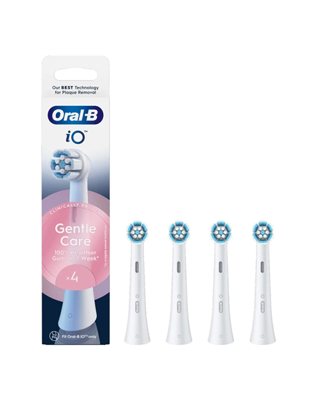 Oral-B Replaceable toothbrush heads | iO Gentle Care | Heads | For adults | Number of brush heads included 4 | Number of teeth b