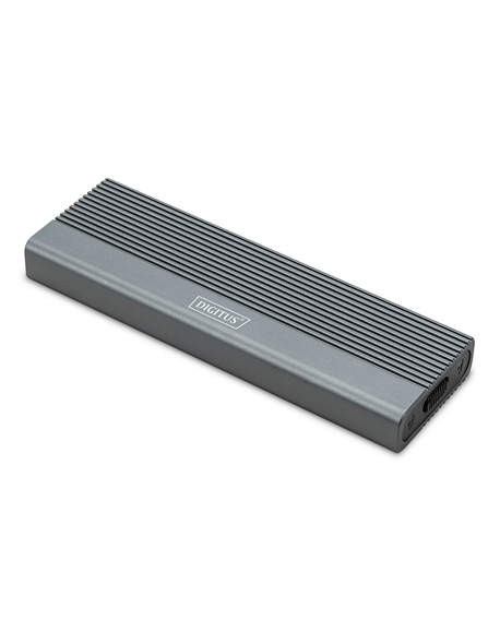 Digitus USB M.2 hard disk enclosure, SSD, external, SATA, 6Gbps, USB 3.1 Gen2 | DA-71154