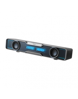 Edifier | PC Speaker with Quality Sound and Splendid Light Effects | QS30 | 2.5W + 2.5W W | Bluetooth | Black | ≥ 85 dB | Wirele