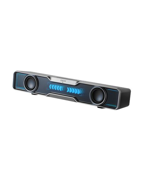 Edifier | PC Speaker with Quality Sound and Splendid Light Effects | QS30 | 2.5W + 2.5W W | Bluetooth | Black | ≥ 85 dB | Wirele