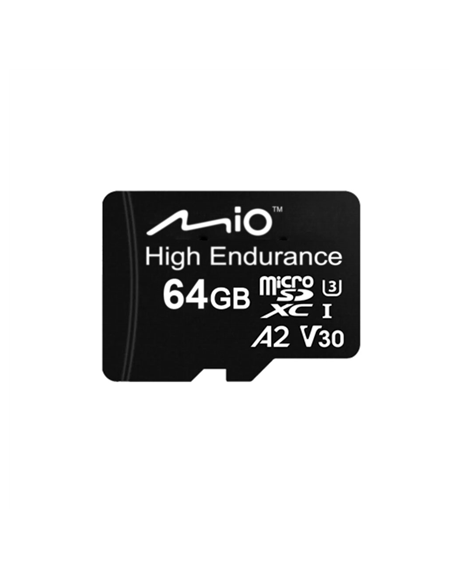 Mio High Endurance | 64 GB | MicroSD | Flash memory class UHS-I
