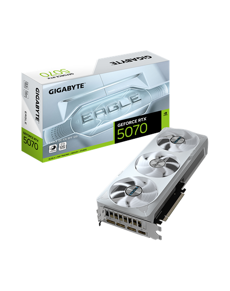 Gigabyte GeForce RTX 5070 EAGLE OC ICE SFF 12G | NVIDIA | 12 GB | GeForce RTX 5070 | HDMI ports quantity 1 | PCI-E 5.0