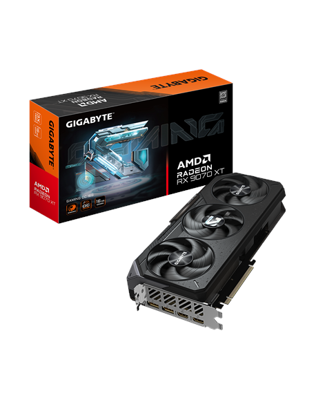 Gigabyte Radeon RX 9070 XT GAMING OC 16G | AMD | 16 GB | Radeon RX 9070 XT | HDMI ports quantity 2 | PCI-E 5.0