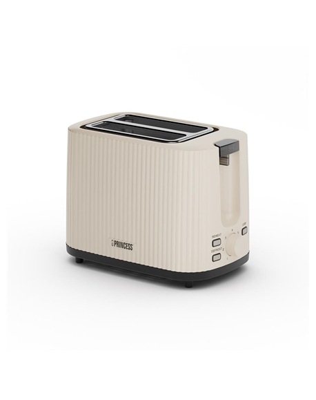 Princess Wave Toaster | 428207 | Power 930 W | Number of slots 2 | Housing material Plastic | Beige