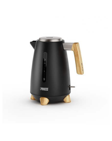 Princess Pure Kettle | 236061 | Electric | 3000 W | 1.7 L | Stainless steel | 360° rotational base | Black