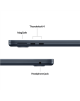 Apple MacBook | Air | Midnight | 13 " | IPS | 2560 x 1664 pixels | Apple M4 | 16 GB | Solid-state drive capacity 256 GB | Apple 