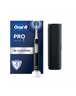 Oral-B Electric Toothbrush with Travel Case | Pro Series 1 | Rechargeable | For adults | Number of brush heads included 1 | Numb