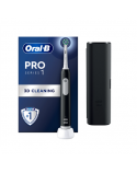Oral-B Electric Toothbrush with Travel Case | Pro Series 1 | Rechargeable | For adults | Number of brush heads included 1 | Number of teeth brushing modes 3 | Black