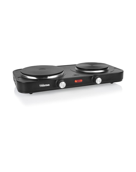 Tristar Table Hob | KP-6152 | Number of burners/cooking zones 2 | Black | Electric