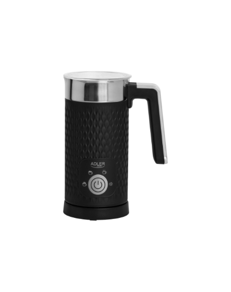Adler AD 4494 d Milk frother, Frothing and heating, Black | Adler