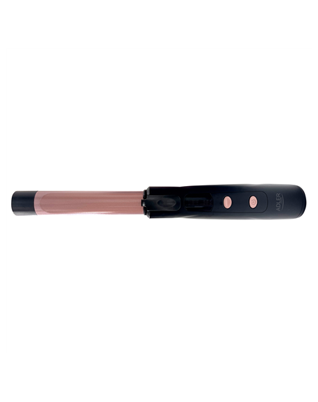 Adler Cordless Curling Iron | AD 2120 | Temperature (min) 170 °C | Display LED | Black/Rose Gold