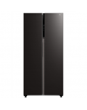 Midea Refrigerator | MDRS619FIE28 | Energy efficiency class E | Free standing | Side by side | Height 177.5 cm | No Frost system | Fridge net capacity 271 L | Freezer net capacity 189 L | Display | 41 dB | Black