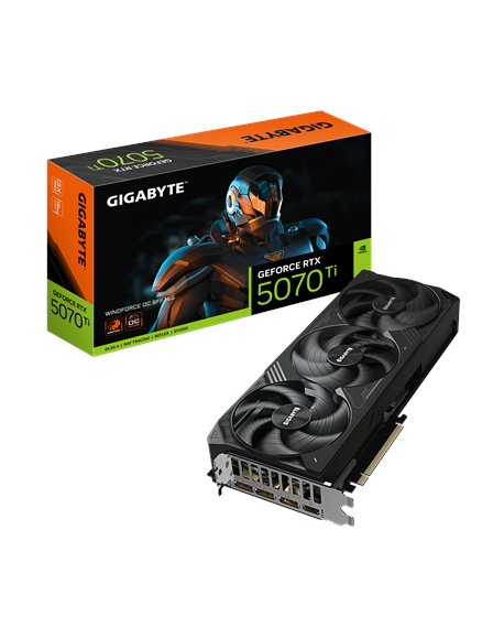 Gigabyte GeForce RTX 5070 Ti WINDFORCE OC SFF 16G | NVIDIA | 16 GB | GeForce RTX 5070 Ti | HDMI ports quantity 1 | PCI-E 5.0