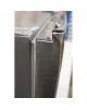 SALE OUT. Gorenje RK14EPS4 Refrigerator, E, Free standing, Combi, Height 143 cm, Net Fridge 122 L, Net Freezer 53 L, Silver | Go