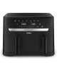 TEFAL Dual Easy Fry Essential Airfryer | EY901N | Power 2700 W | Capacity 8.3 L | Black