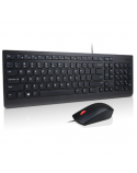 Lenovo Essential | Gaming Keyboard and Mouse Set | Wired | Nordic | Black