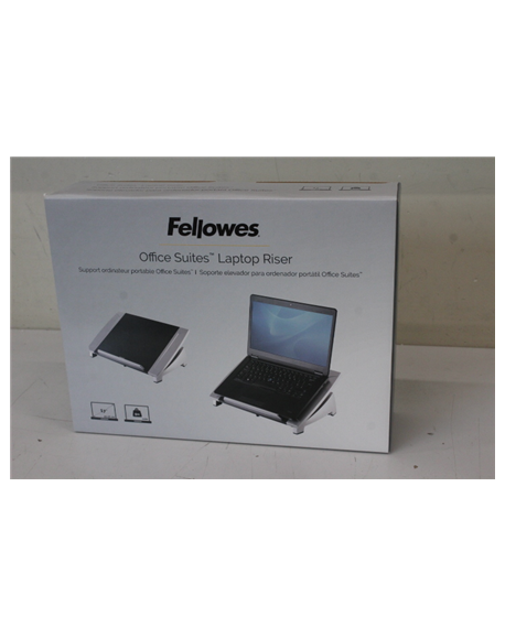 SALE OUT. Fellowes Office Suites laptop stand | Fellowes | Office Suites Laptop Stand | DAMAGED PACKAGING | Black/Silver