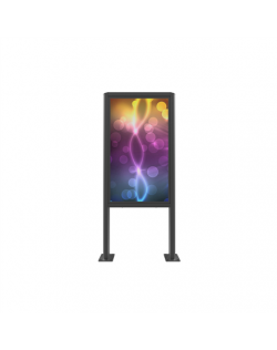 EDBAK | Floor stand | POK101 | 55 " | Maximum weight (capacity) 80 kg | Black