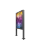 EDBAK | Floor stand | POK101 | 55 " | Maximum weight (capacity) 80 kg | Black